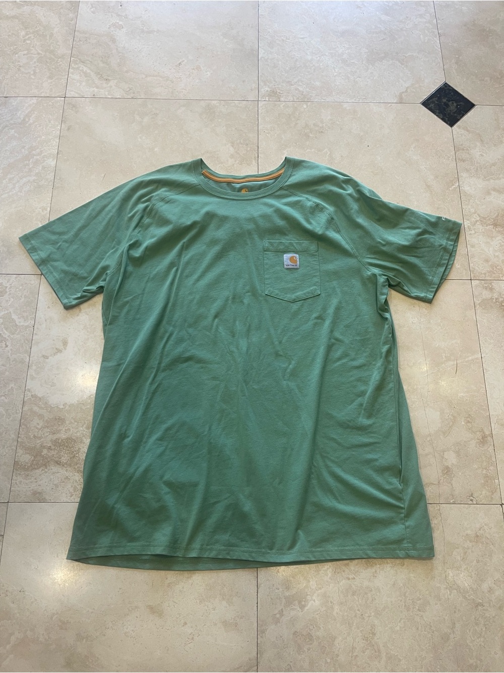 Carhartt Men’s Pocket T-Shirt in Mint Green